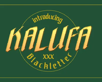 Kalufa font