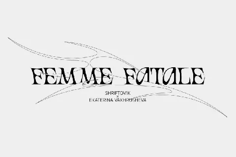SK Femme Fatale font