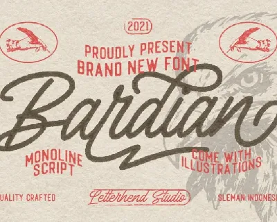 The Bardian font