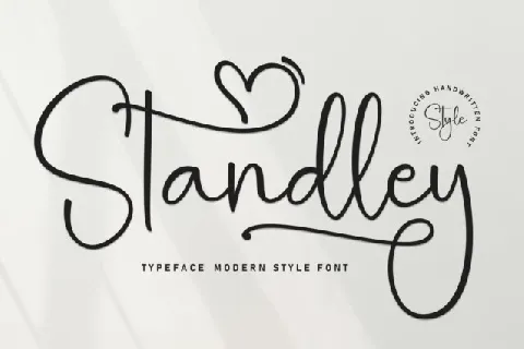 Standley Script Typeface font