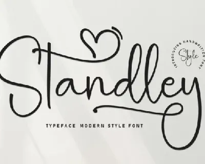 Standley Script Typeface font