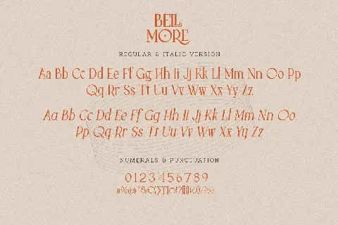 BellMore font