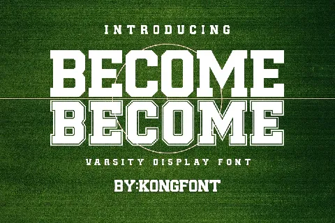 Become font