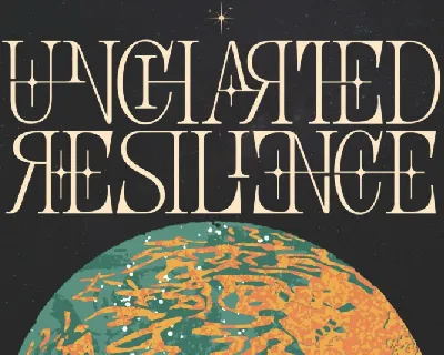 Uncharted Resilience font