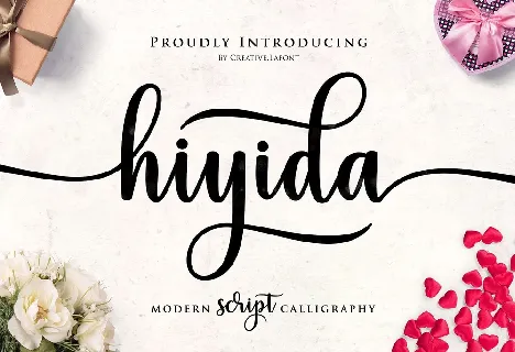 Hiyida Script Free font
