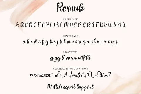 Remuk font