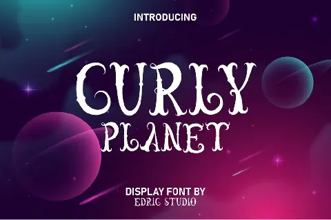 Curly Planet font