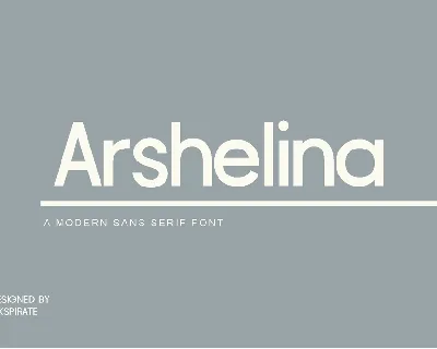 Arshelina font