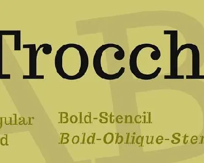 Trocchi font