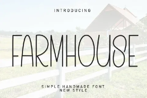 Farmhouse Display font