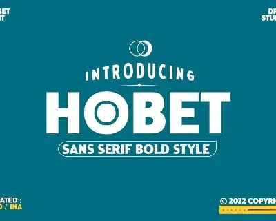 Hobet font