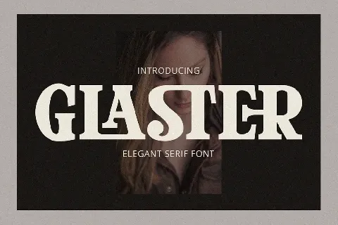 Glaster font