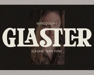 Glaster font