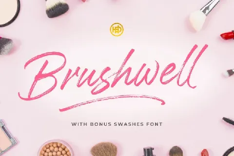Brushwell Dry Brush font