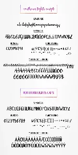 Northern Lights Script font