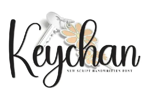 Keychan Script font