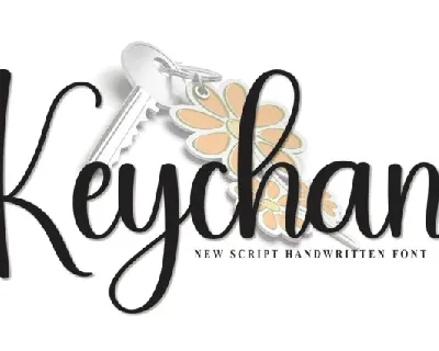 Keychan Script font