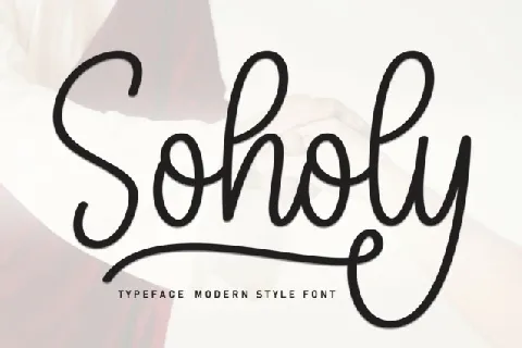 Soholy Script font