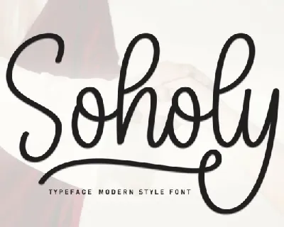 Soholy Script font