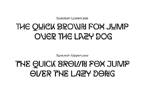 Spaceon font