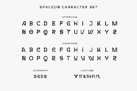 Spaceon font