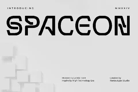 Spaceon font