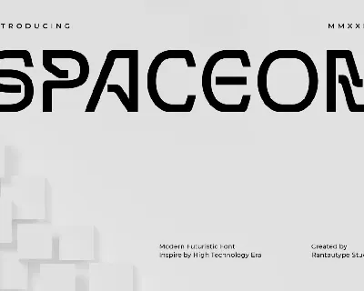 Spaceon font