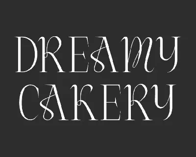 Dreamy Cakery Demo font