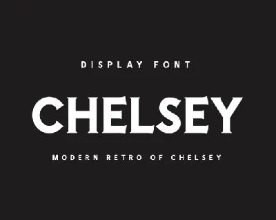 Chelsey font