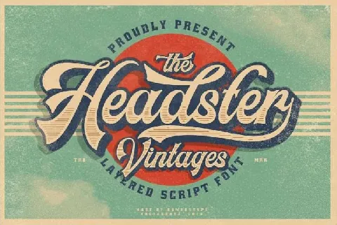 Headster Typeface Free font