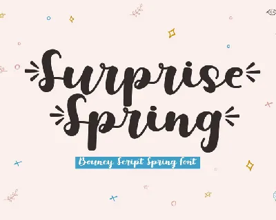 Surprise Spring font