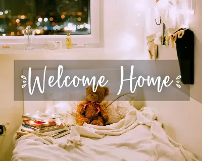 Welcome Home Script font