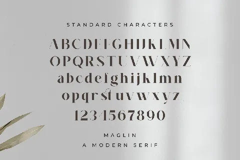 Maglin font