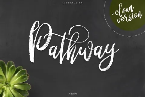 Pathway Script font