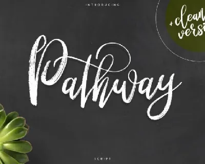 Pathway Script font