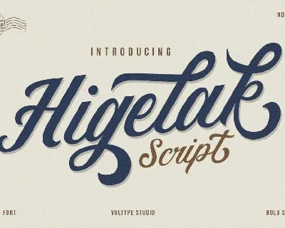 Higelak font