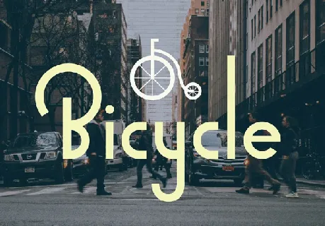 Bicycle Typeface Free font