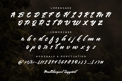 Chesnut font