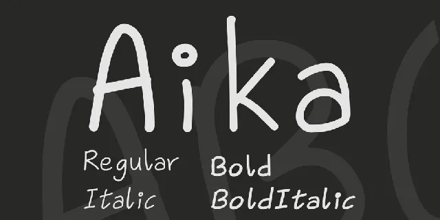 Aika font