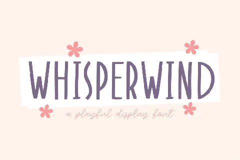Whisperwind font