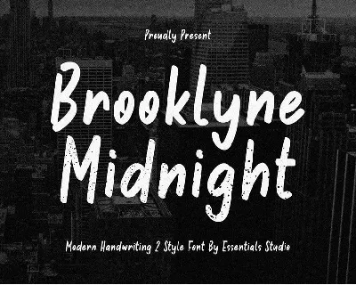 Brooklyne Midnight font