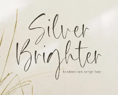 Silver Brighter font