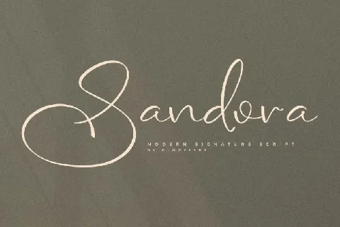 Sandora font