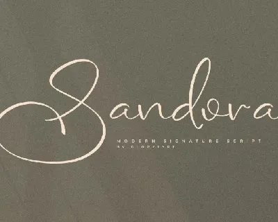 Sandora font