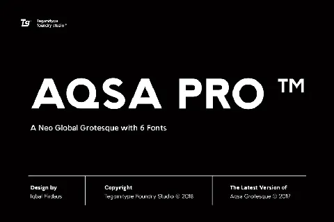 TG Aqsa Pro Family font