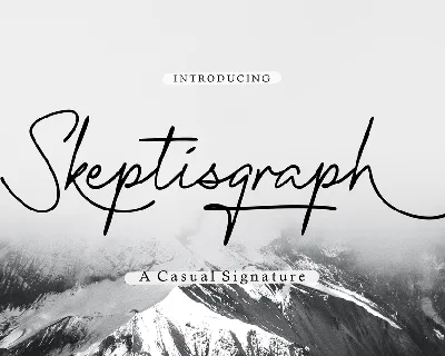Skeptisgraph font