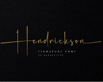 Hendrickson font