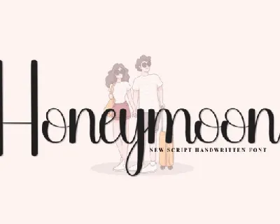 Honeymoon Script Typeface font