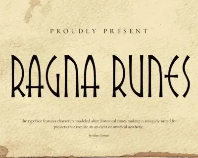 Ragna Runes font