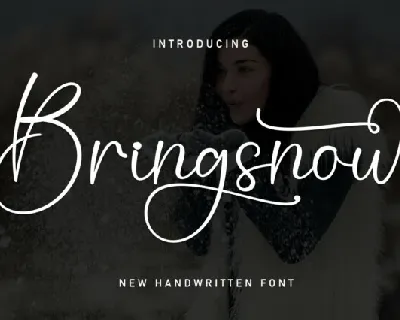 Bringsnow Script font